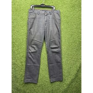 ALBERTO Jeans Mens 34x34 Modern Fit Dark Grey Denim Casual Dress Preppy